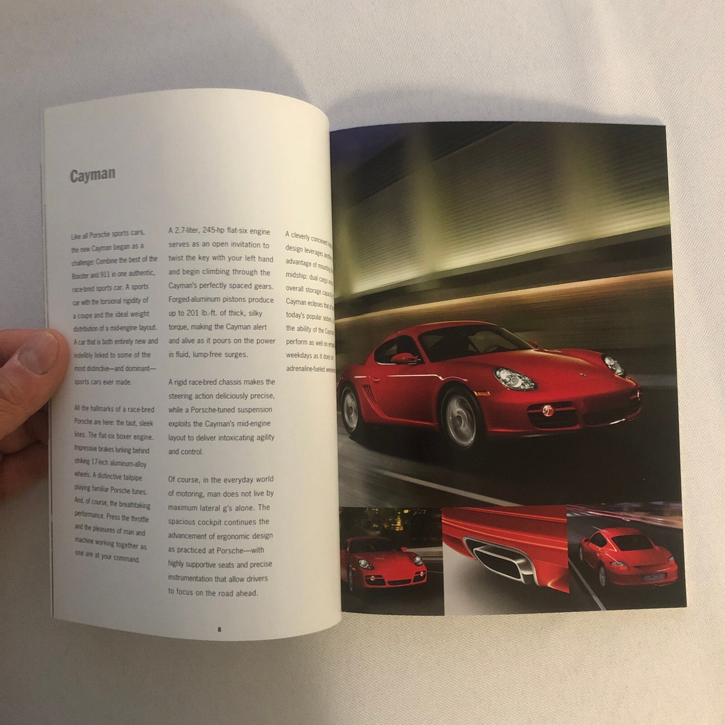 2008 Porsche Sales Brochure Catalog 911 GT3 RS Carrera Cayenne Boxster Cayman +