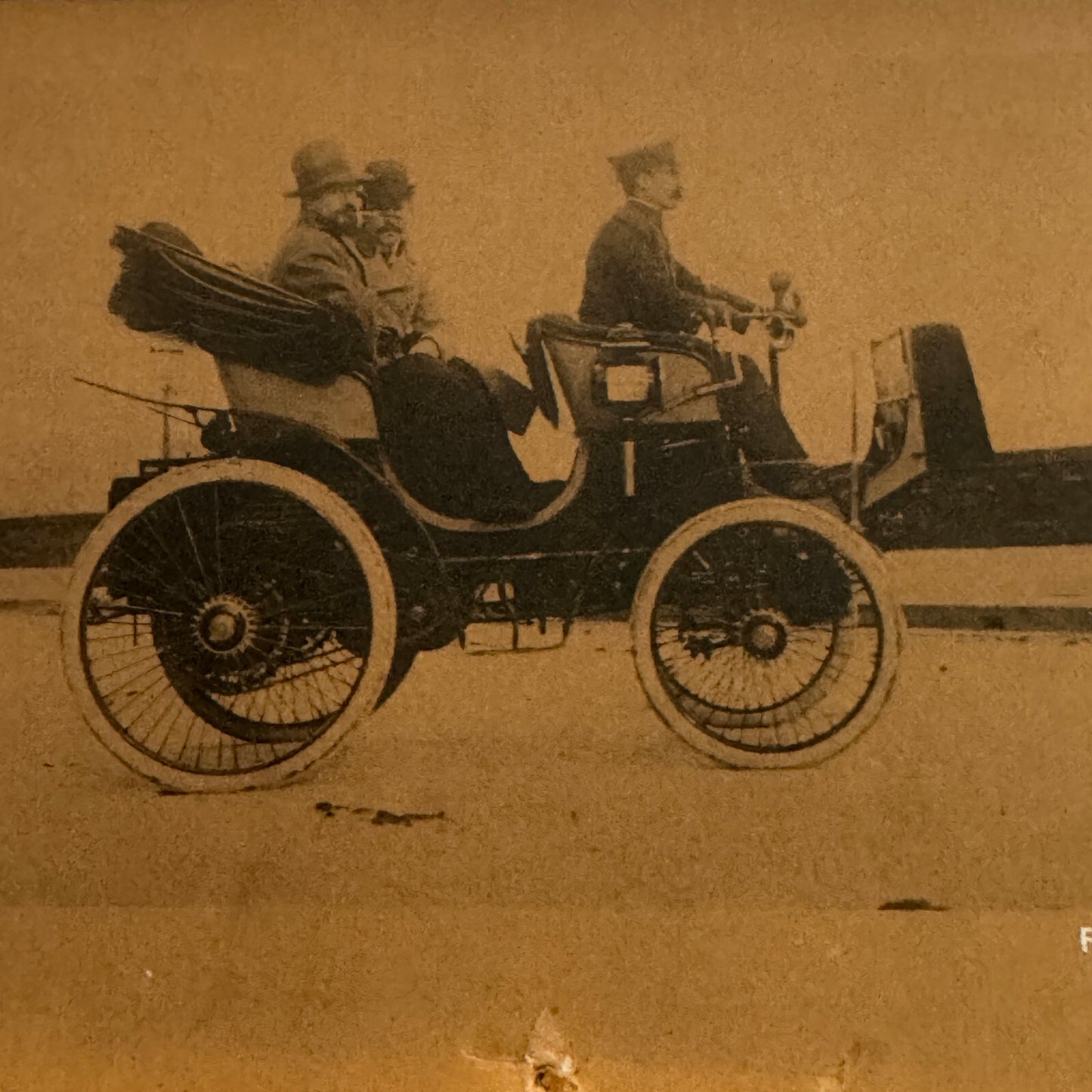 Vintage Car Automobile Real Photo Postcard Postcard RPPC Italian