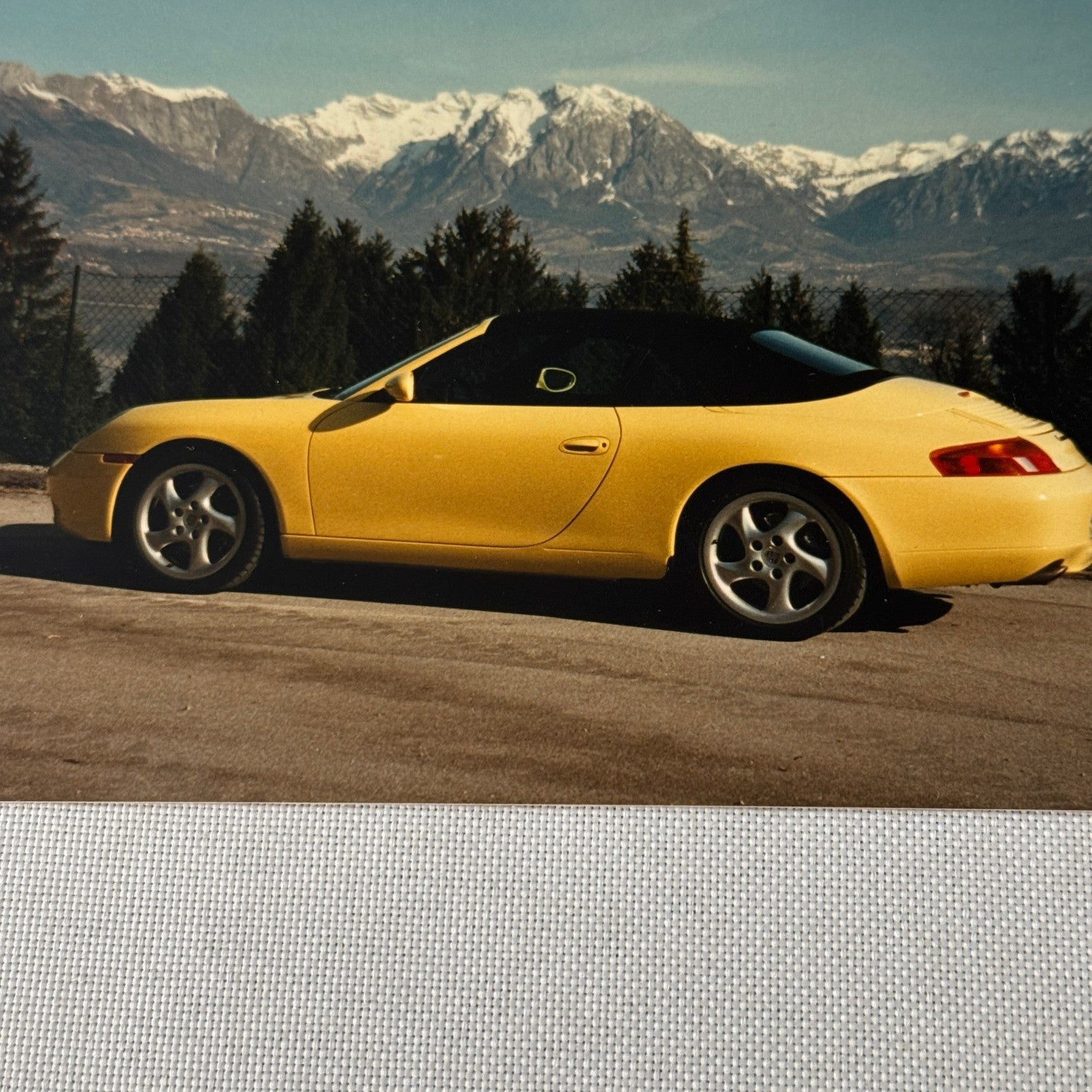 Porsche 911 Cabriolet Photo Photograph Print Lot 2x Paul Frere