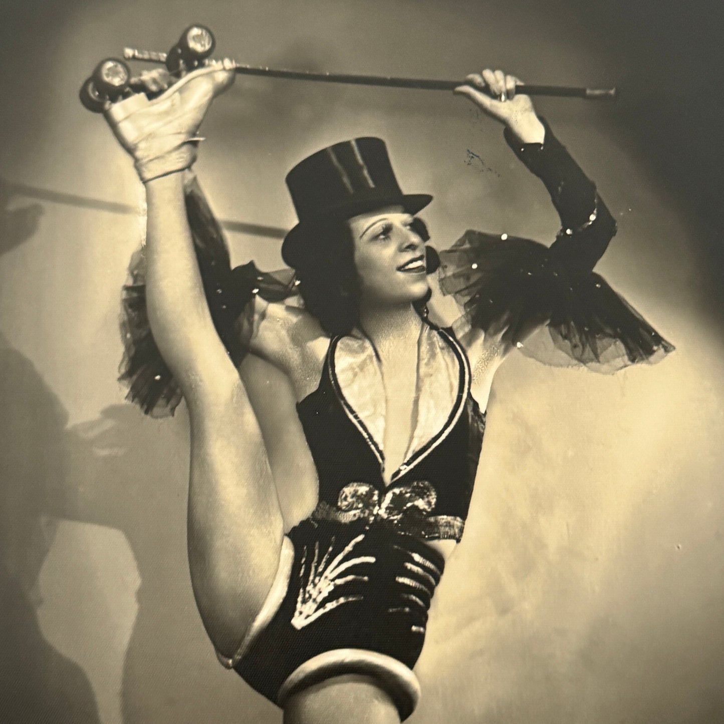 Vintage Circus Rollerskating Roller Skate Act Photo Photograph Lot 2x Carola