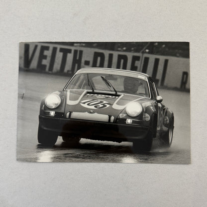 Vintage Porsche 911 Racing Car Photo Photograph Print