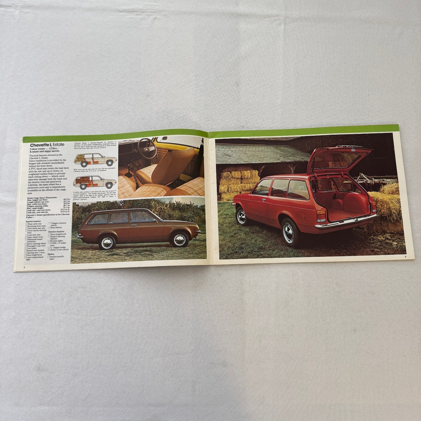 1978 Vauxhall Car Sales Brochure Catalog Chevette Viva Cavalier VX Series UK