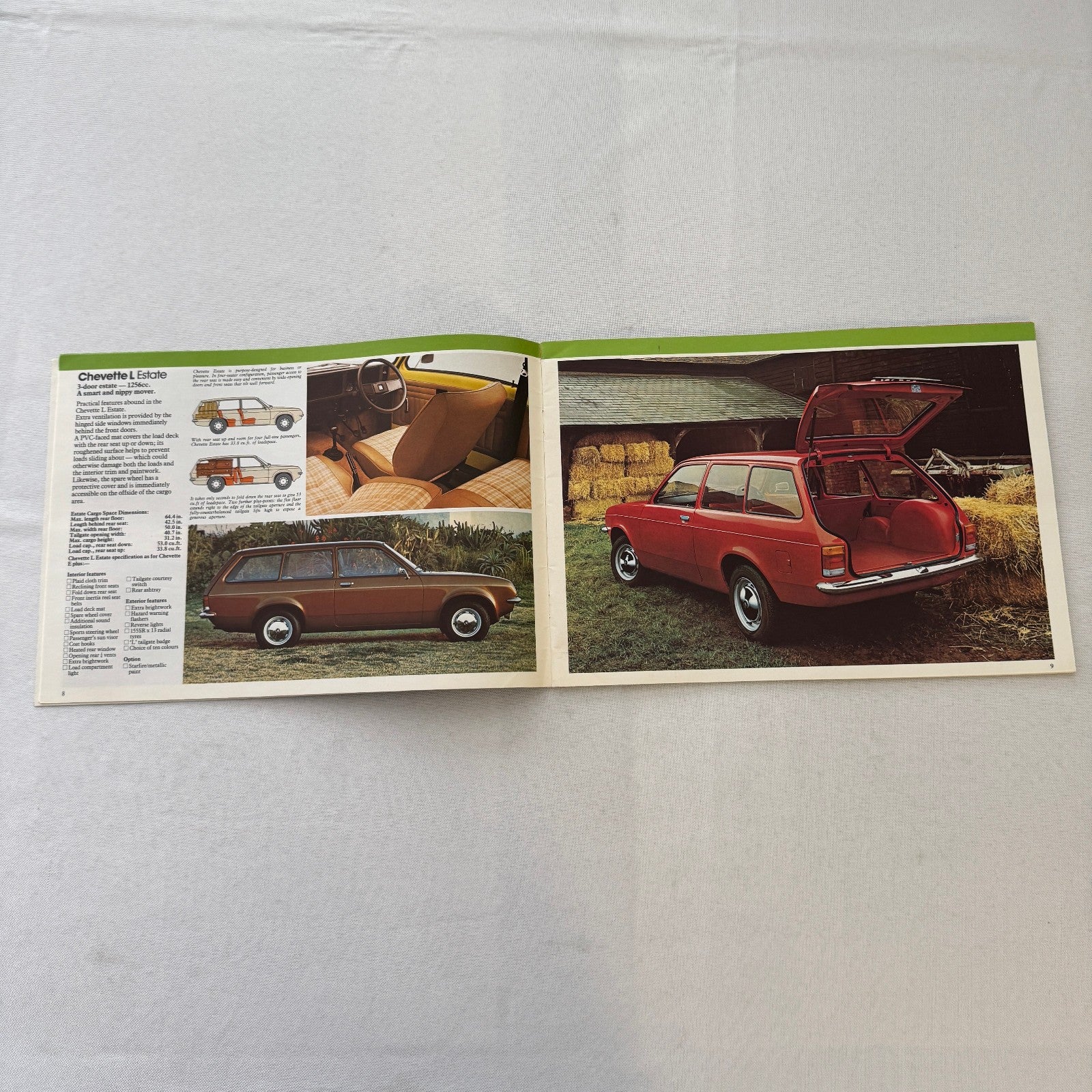 1978 Vauxhall Car Sales Brochure Catalog Chevette Viva Cavalier VX Series UK