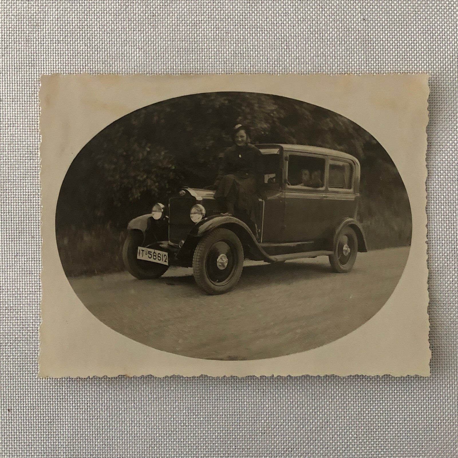 Vintage Car Automobile Photo Photograph Print - Tag AL22 SM1