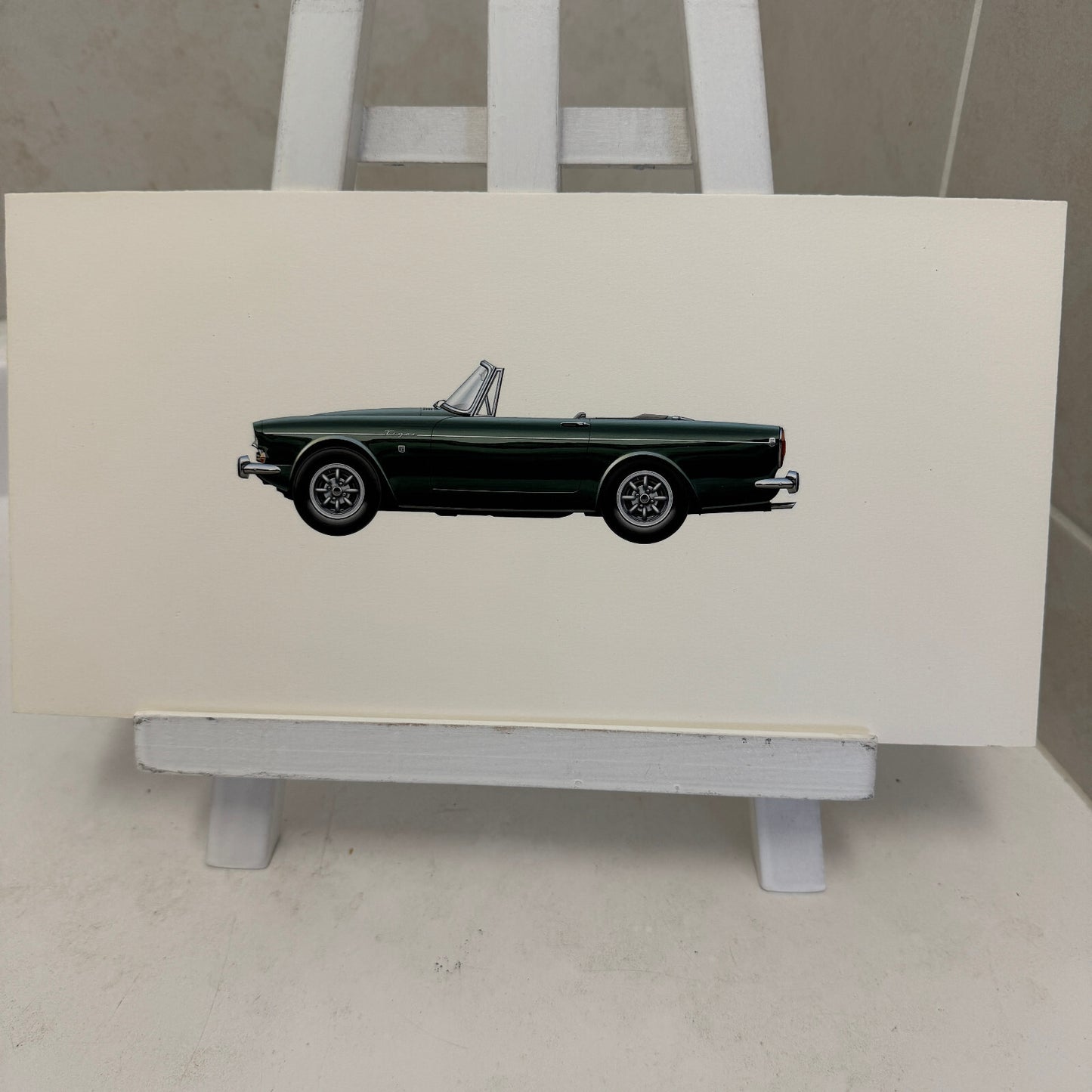 1965 Sunbeam Tiger 260 Car Illustration Art Drawing Hand Drawn Robert Preis