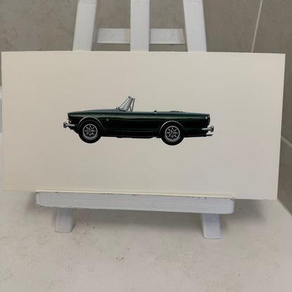 1965 Sunbeam Tiger 260 Car Illustration Art Drawing Hand Drawn Robert Preis
