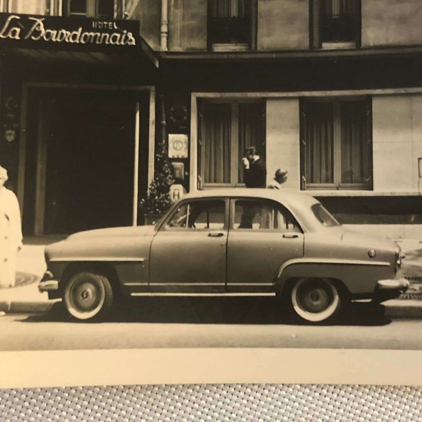 Vintage Photo Photograph Cars on Street France French ? Tag AL22SM1