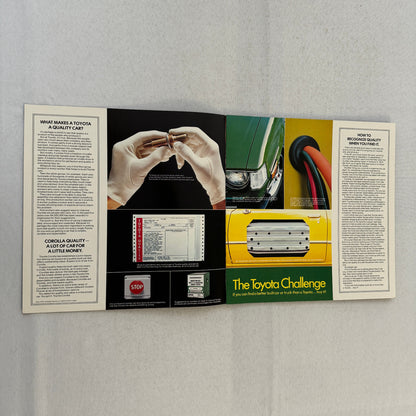 1977 Toyota Corolla Car Sales Brochure Catalog SR5 SR-5 Liftback Hardtop Wagon