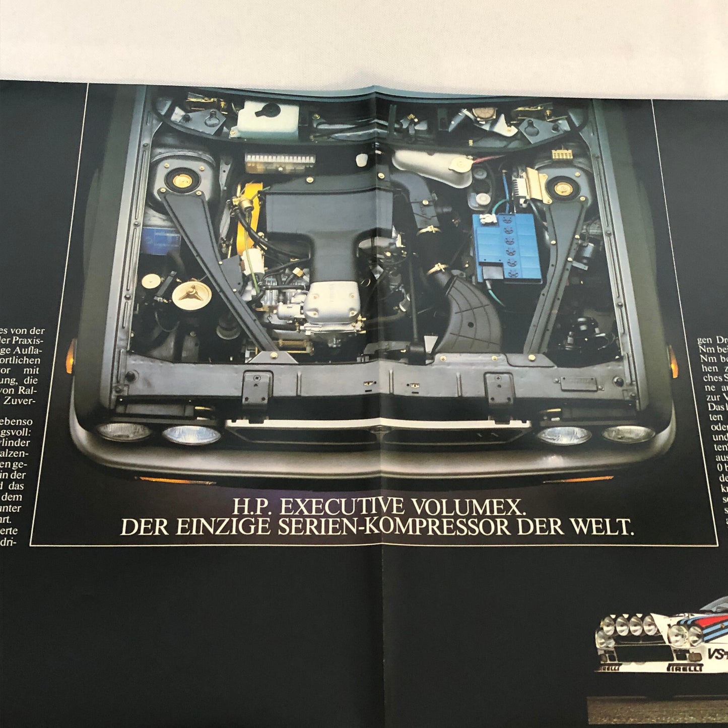 Lancia Beta HP Executive Car Sales Brochure Catalog German Text