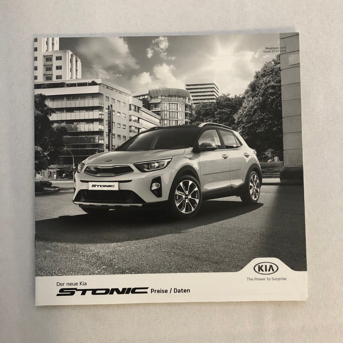 Kia Stonic Sales Brochure Catalog with Price List GERMAN Market 2018 ?