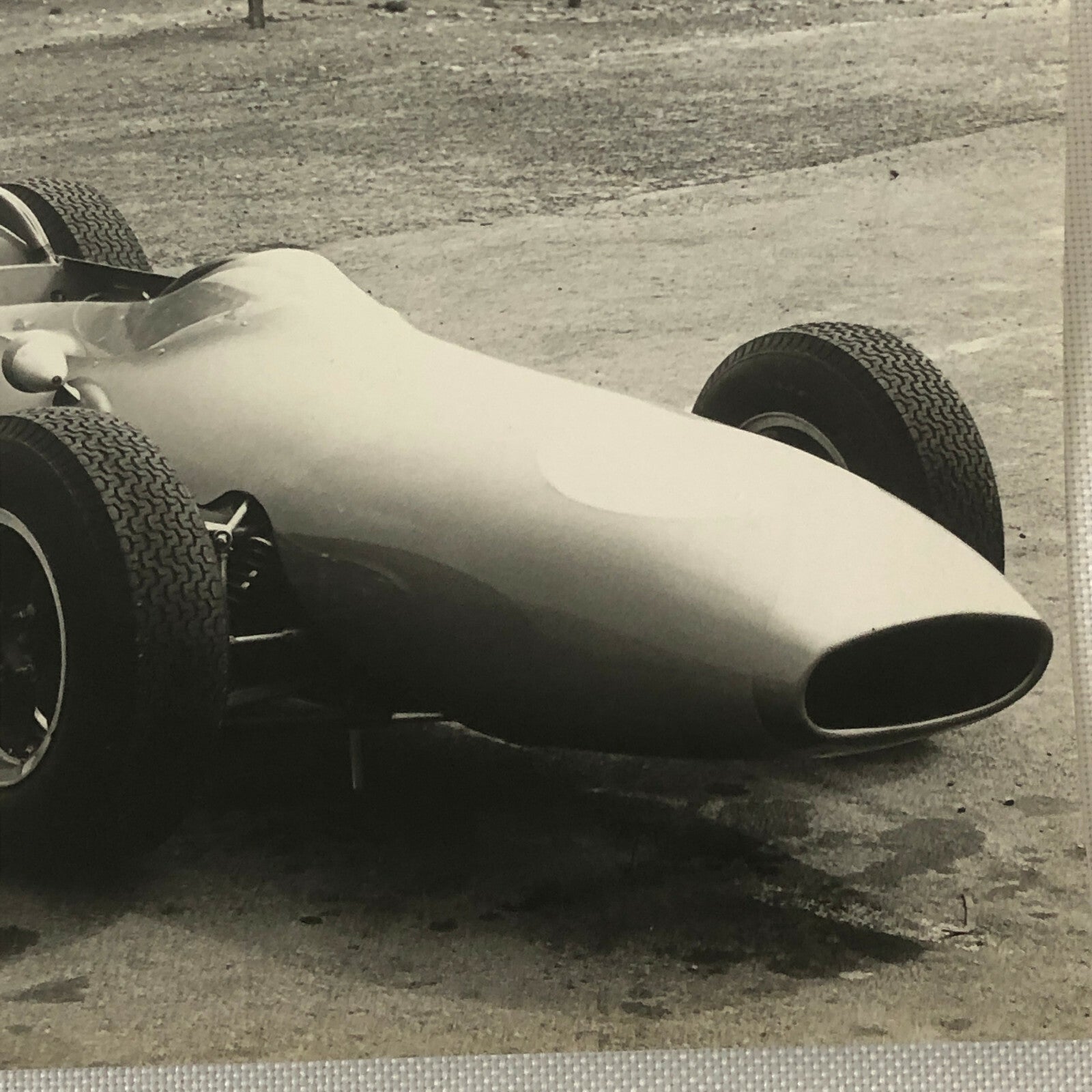 Vintage Racing Car Press Photo Photograph Print 