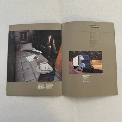 International 9000 Series Truck Sales Brochure Catalog Advertising