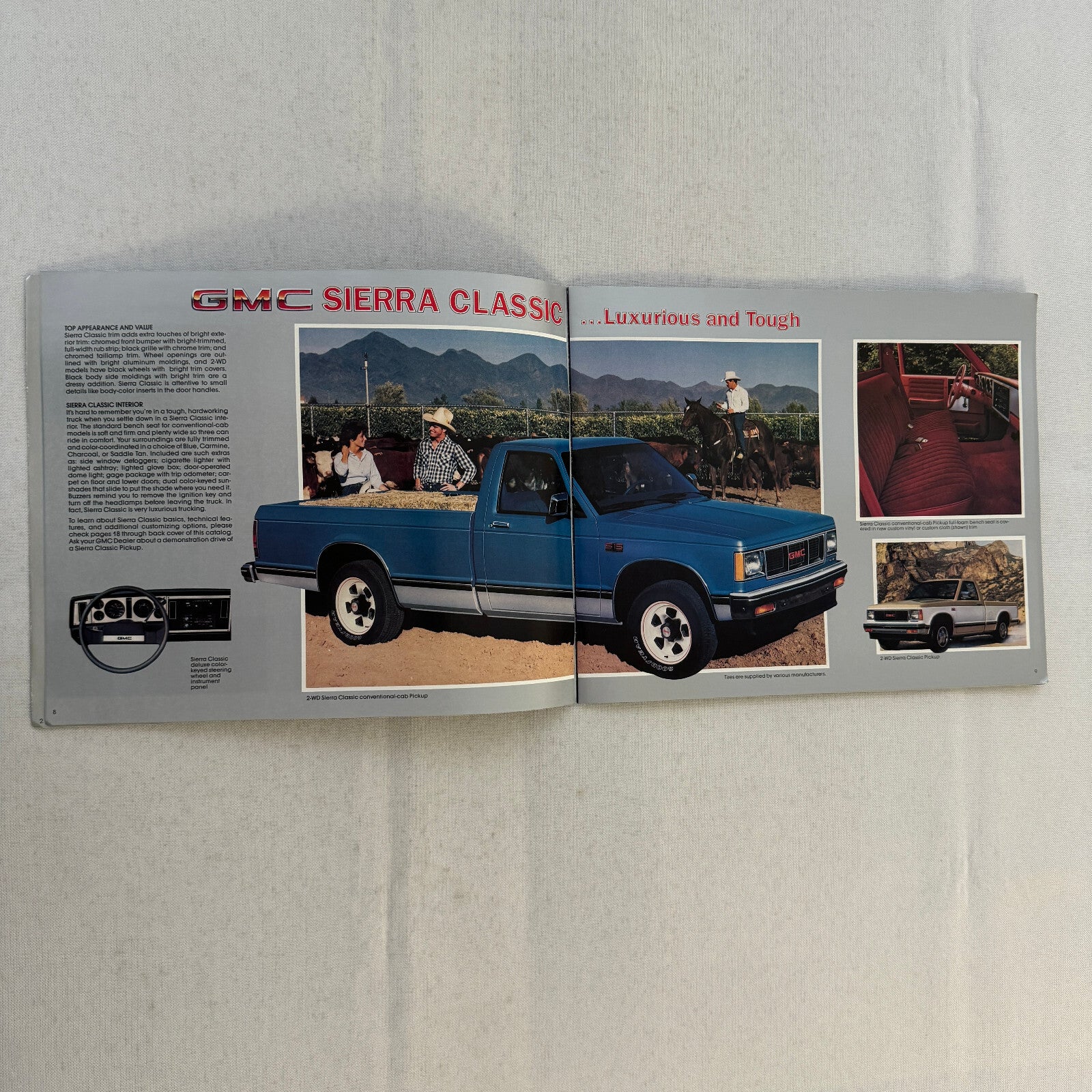 1985 GMC S-15 Pickup S15 Pickup Truck Sales Brochure Catalog Advertising
