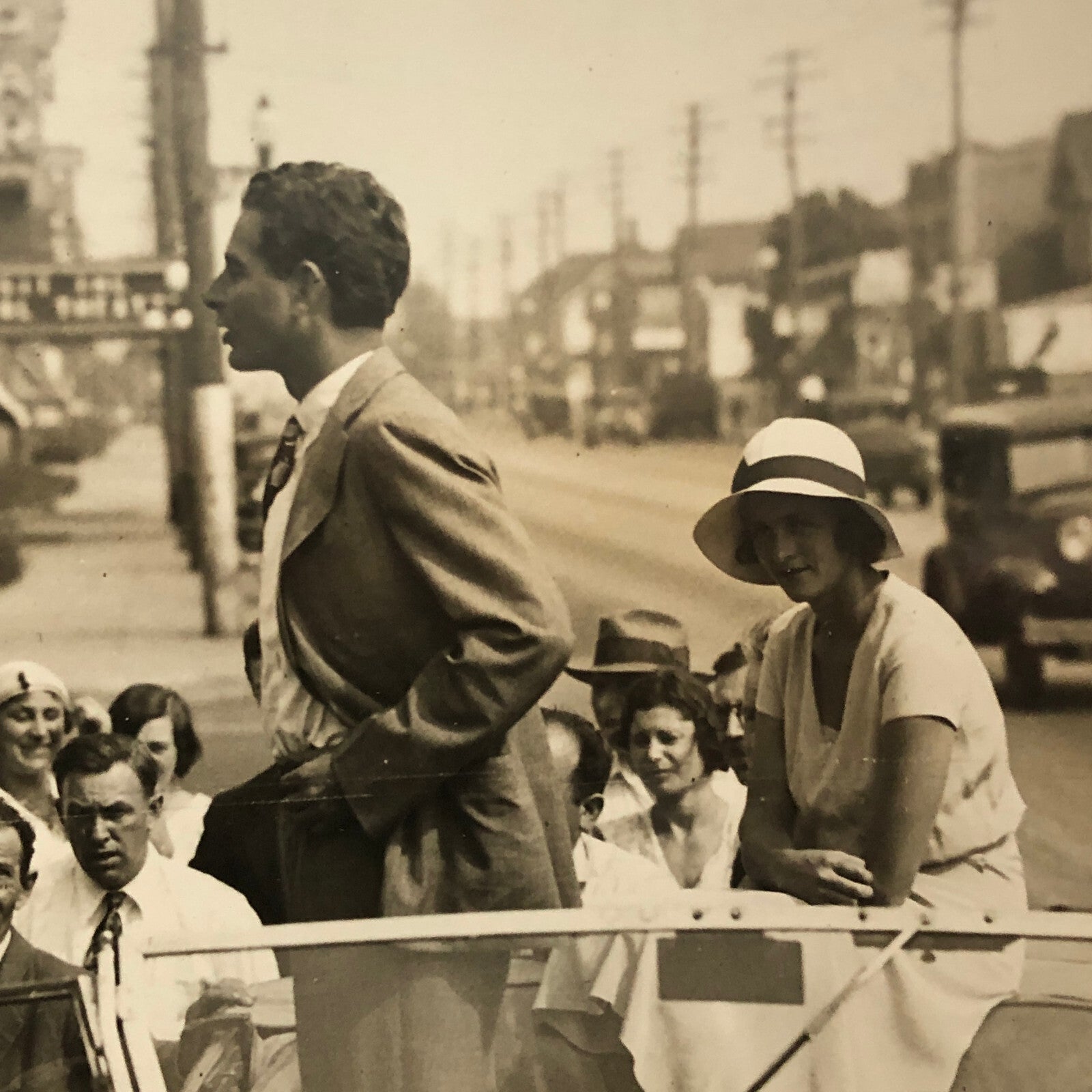 Press Photo Photograph Wealthy Sportsman Democrat Congress Political Campaign