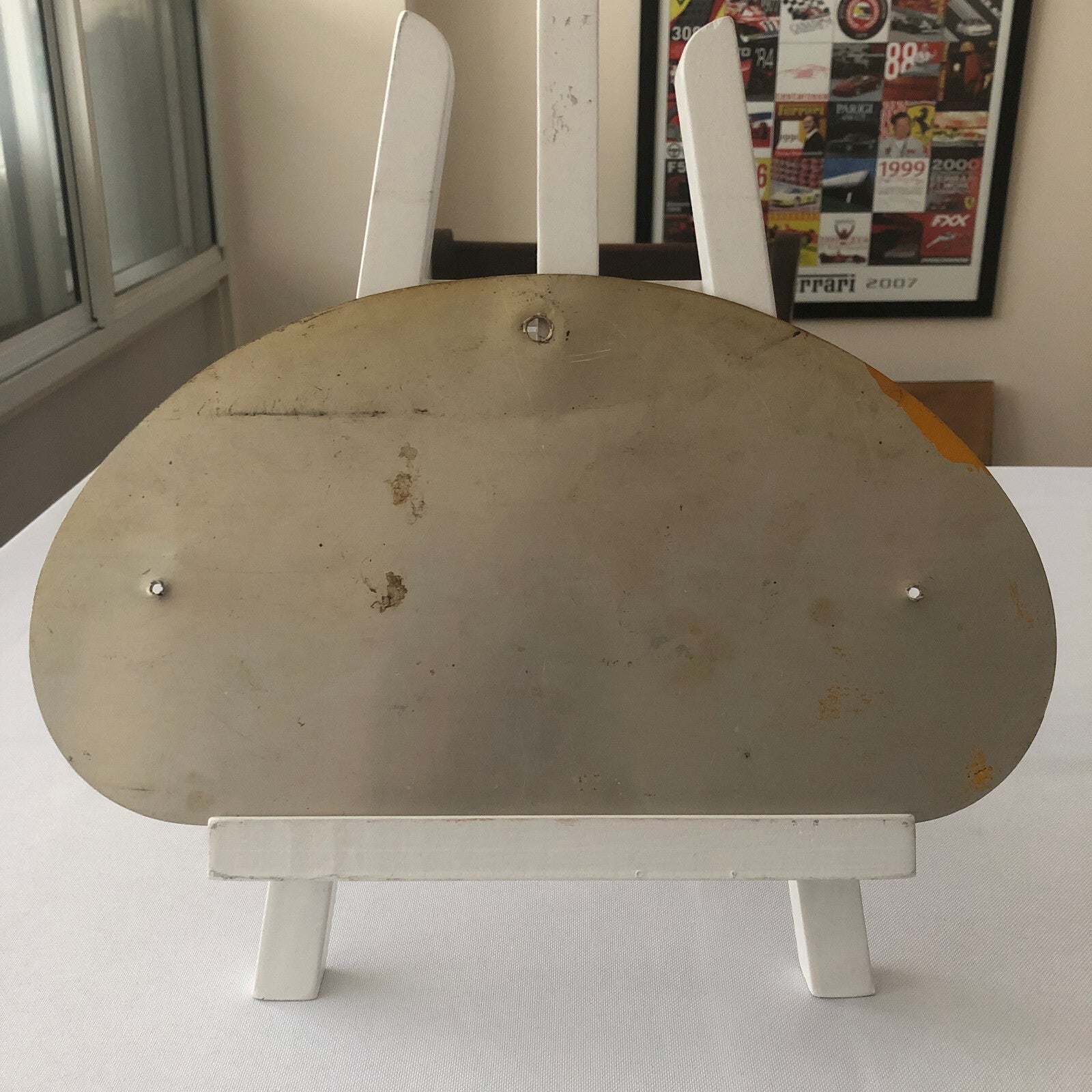 1963 RAC Zuid Brabant Grensrit Car Rally Rallye Participant Plate w/ Martini Ad