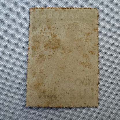 Vintage Travel Stamp Strandbad Lido Luzern Switzerland Swiss Bathing Suit