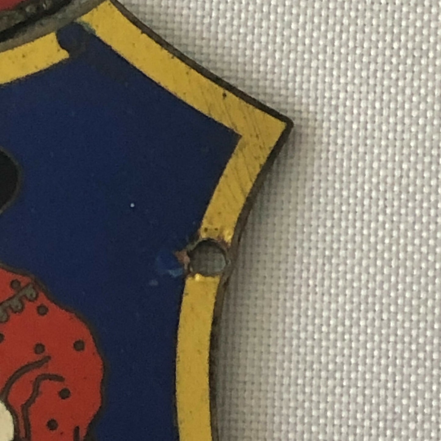 Vintage Dutch Car Club Enamel Rally Rallye Participant Badge Zuid Nederland Rit