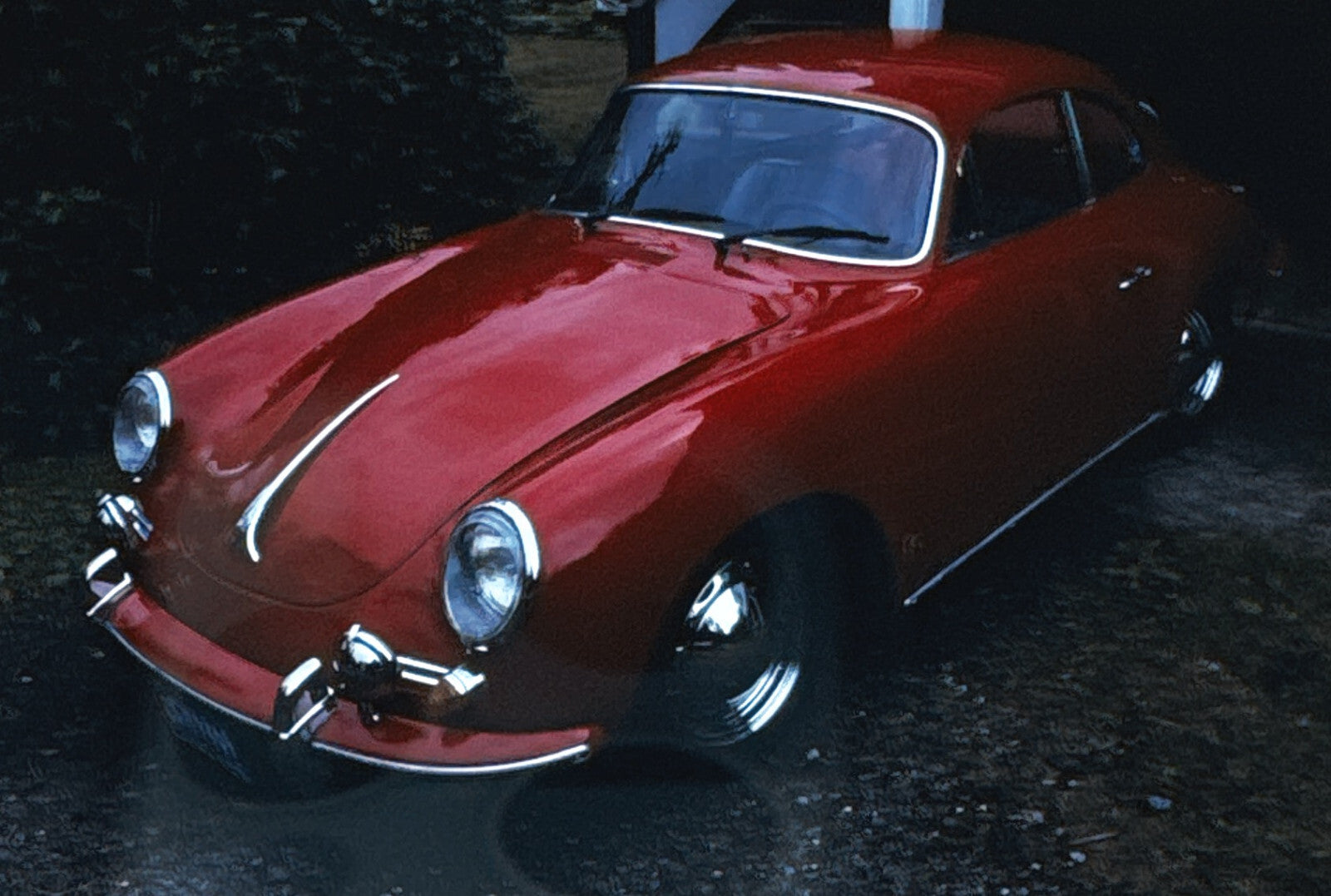 35MM Vintage Photo Slide Porsche 356 Car 1979