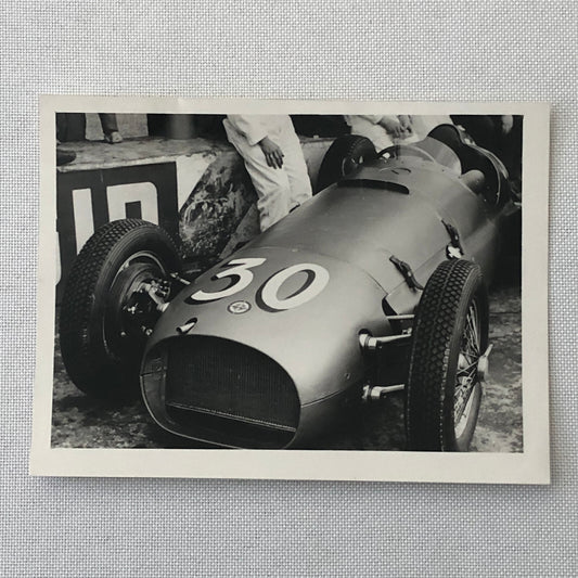 Vintage Racing Photo Photograph BRM Race Car Mailander 1957 ?