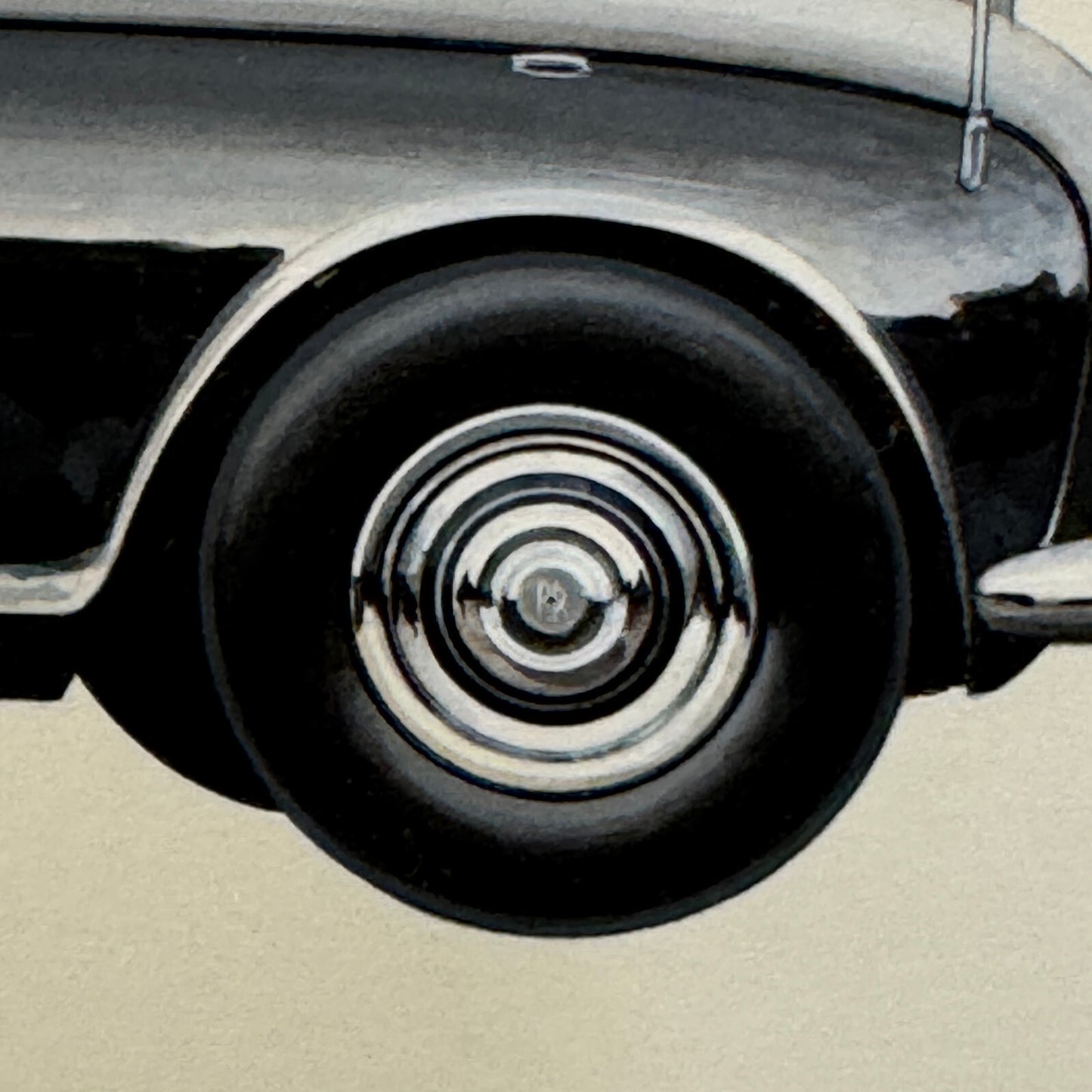 Vintage Rolls Royce Automobile Illustration Art Drawing Hand Drawn Robert Preis