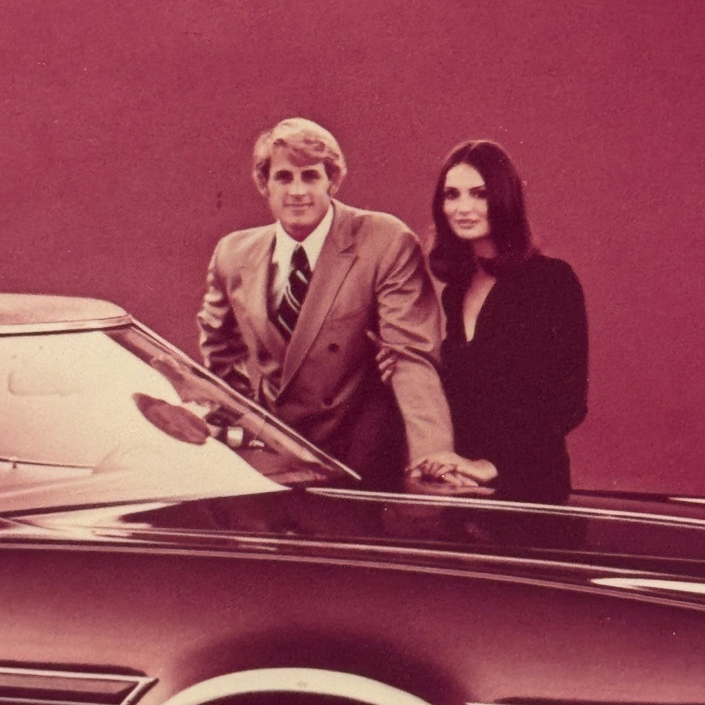 Ford Elite Hardtop Car Photo Photograph Print Vintage