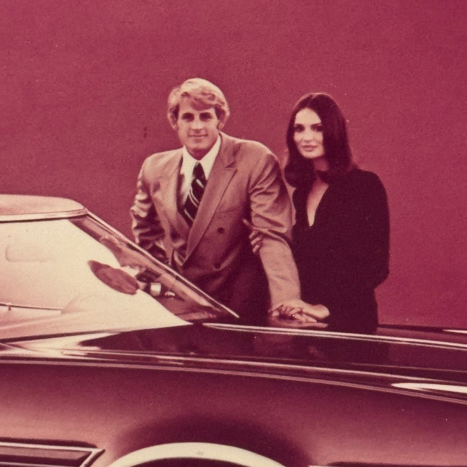 Ford Elite Hardtop Car Photo Photograph Print Vintage