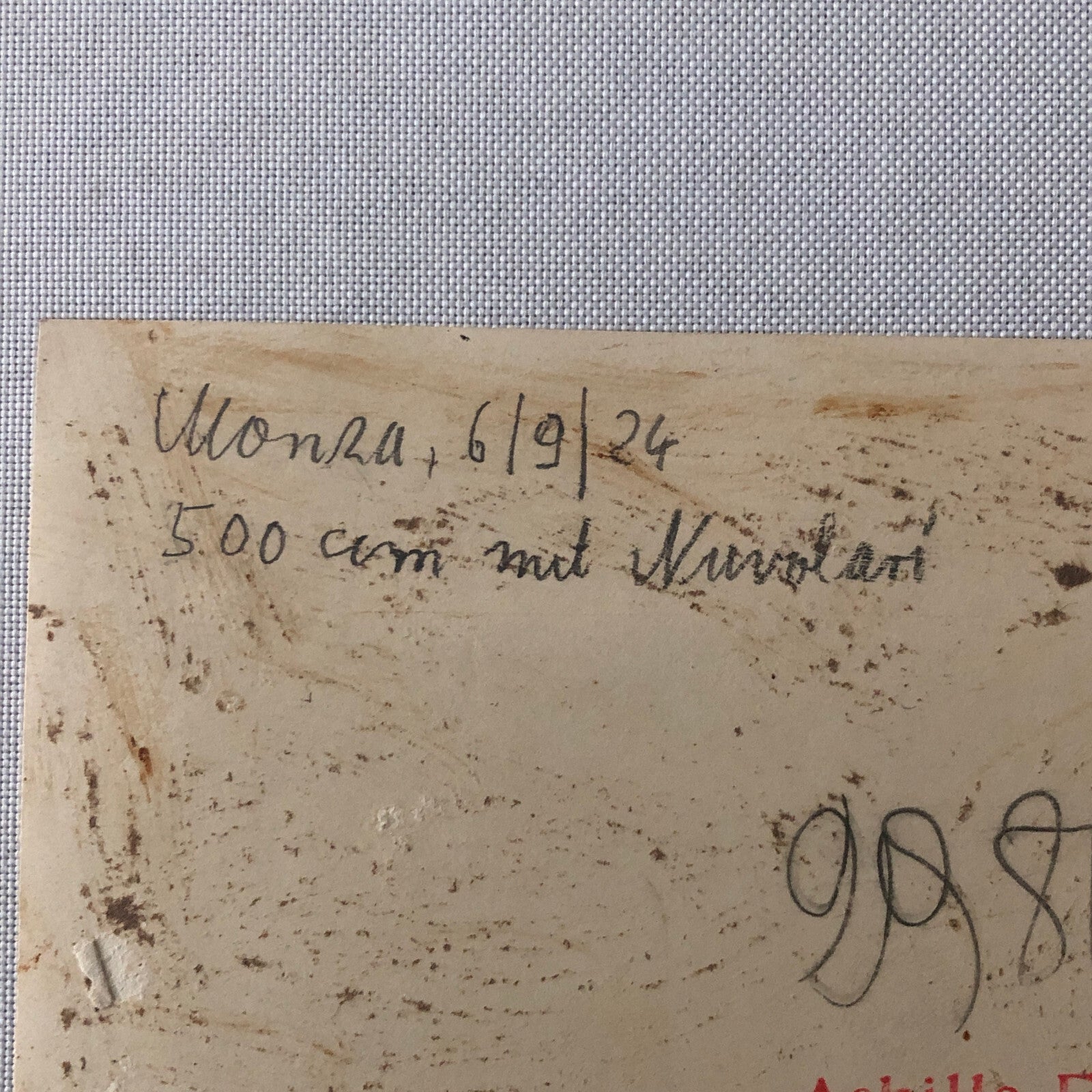 Tazio Nuvolari 1924 Vintage Motorcycle Racing Photo Photograph Monza Bike Race