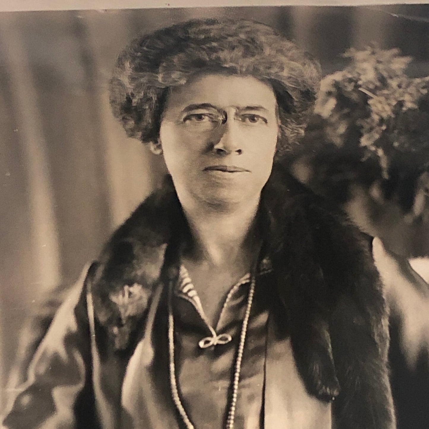 Press Photo Photograph Society Woman Wife of Assistant Postmaster General