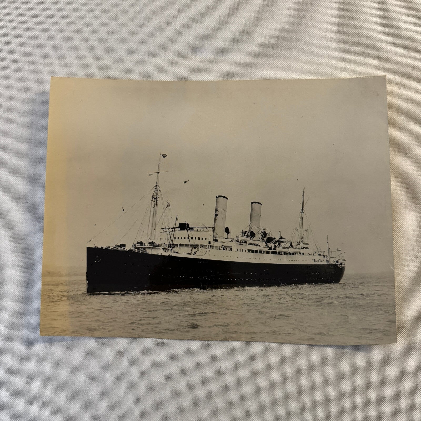 Vintage Ship Boat Photo Photograph Print SS Montrose Ship Canadian Pacific