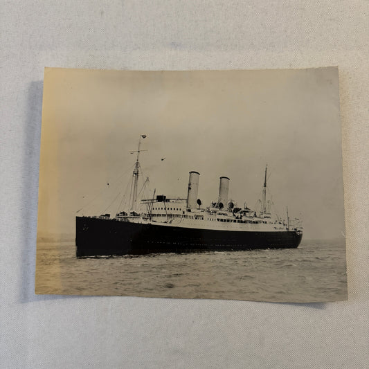Vintage Ship Boat Photo Photograph Print SS Montrose Ship Canadian Pacific