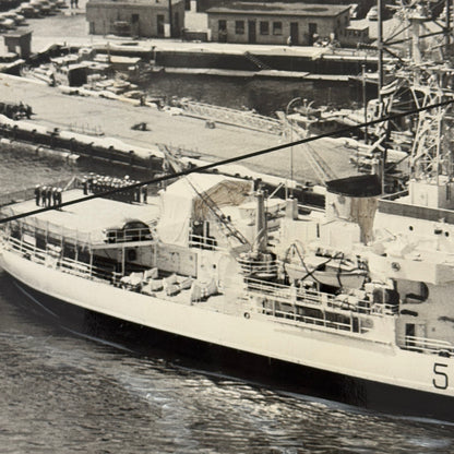 Royal Canadian Navy Ship HMCS Labrador Vintage Press Photo Photograph Print 1954