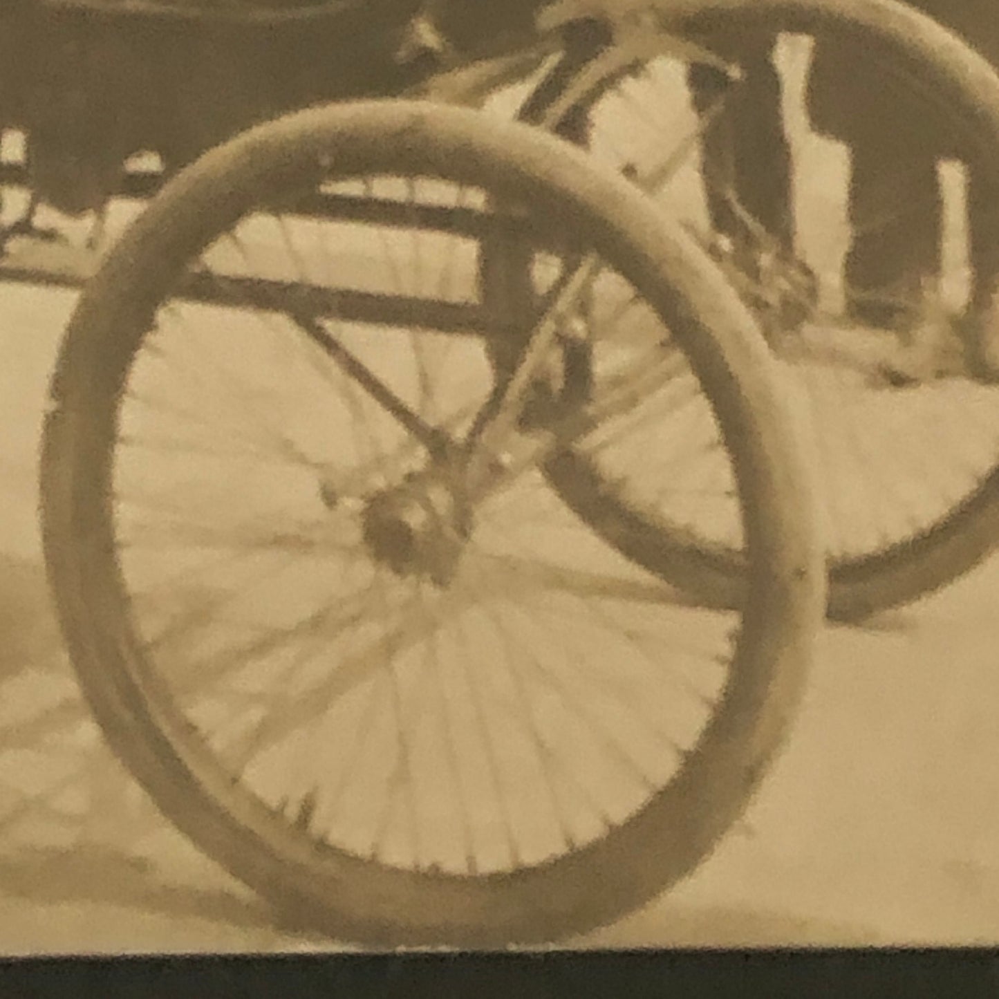 Antique Photo Photograph 1902 Man in Early Automobile Car Chase Manhattan Bank
