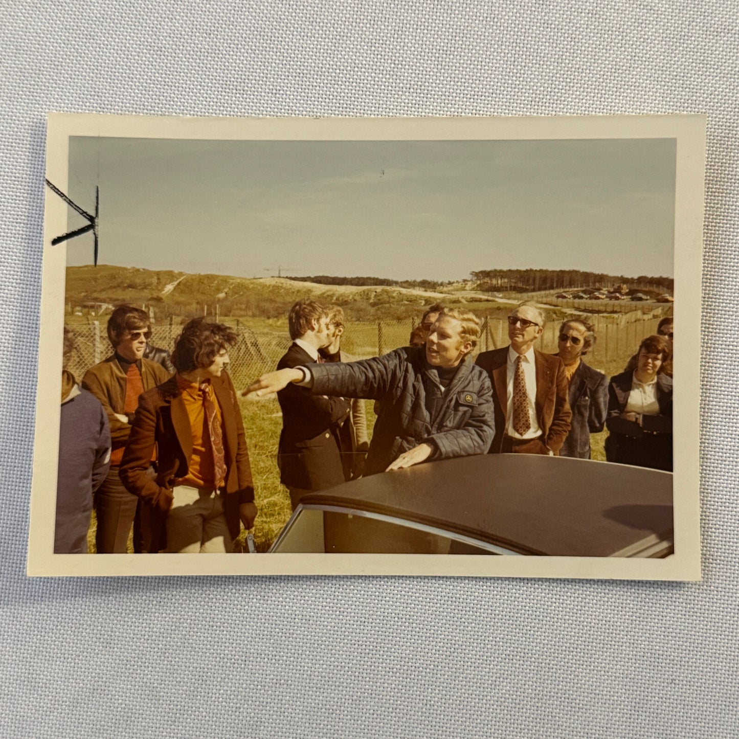 Vintage Photo Photograph 1972 Zandvoort Racing People Porsche ?