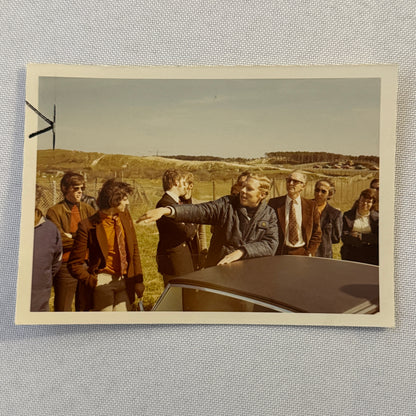 Vintage Photo Photograph 1972 Zandvoort Racing People Porsche ?