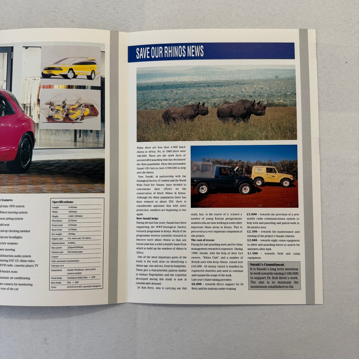 1990 Suzuki Update Brochure Suzuki Swift Sportster Vitara Constellation UK