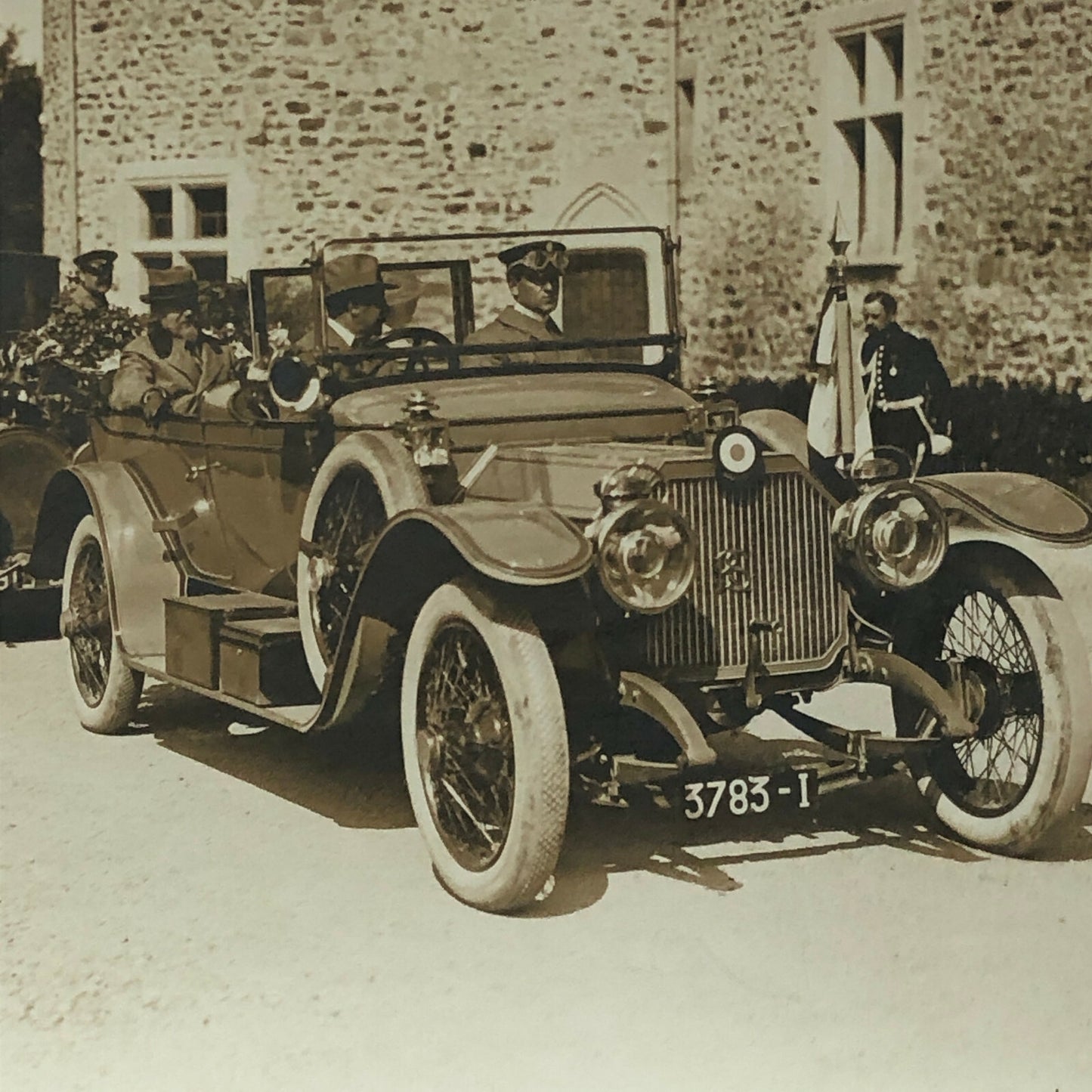 Antique Press Photo Photograph Agence Meurisse Paris Nice Rally Racing Car Cars