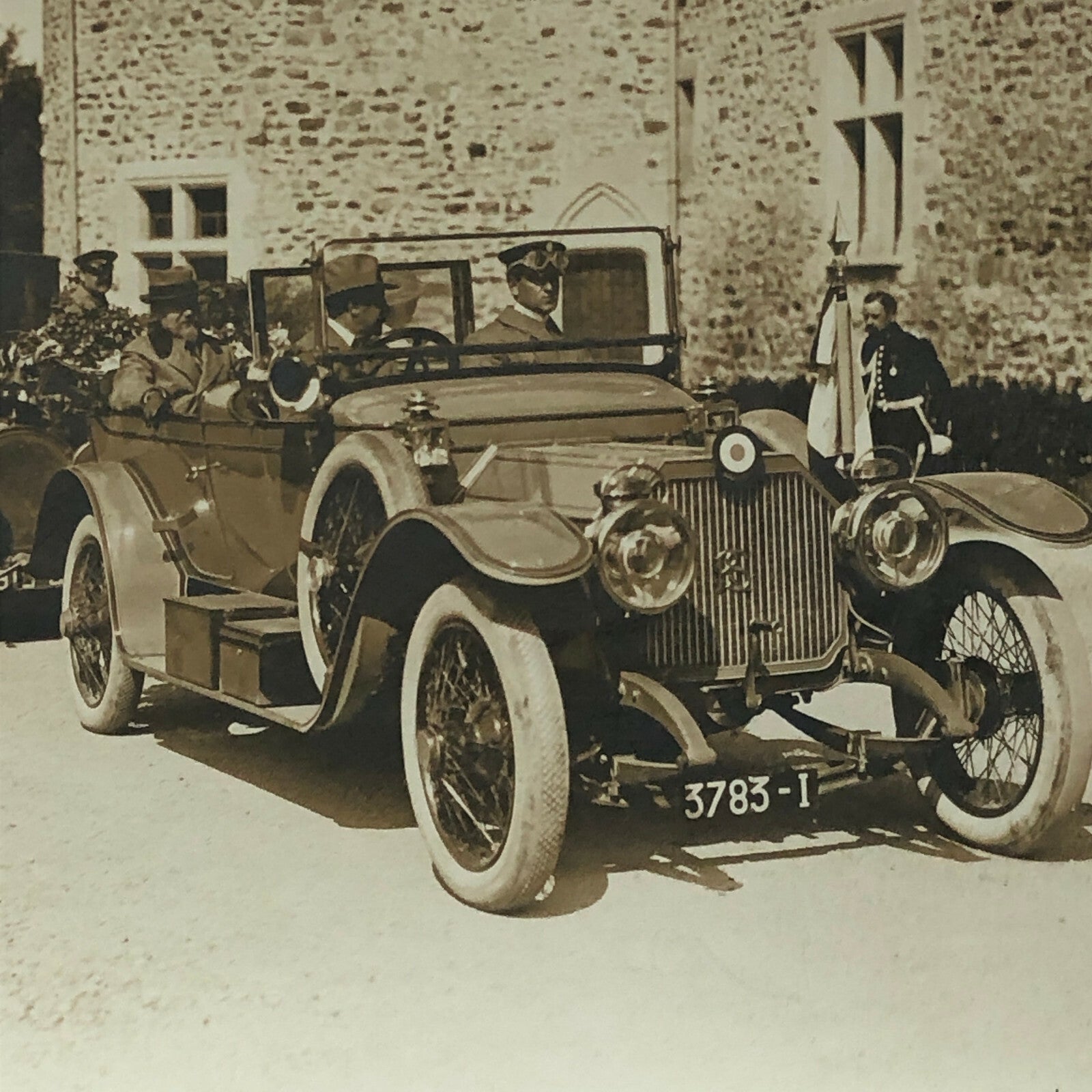Antique Press Photo Photograph Agence Meurisse Paris Nice Rally Racing Car Cars