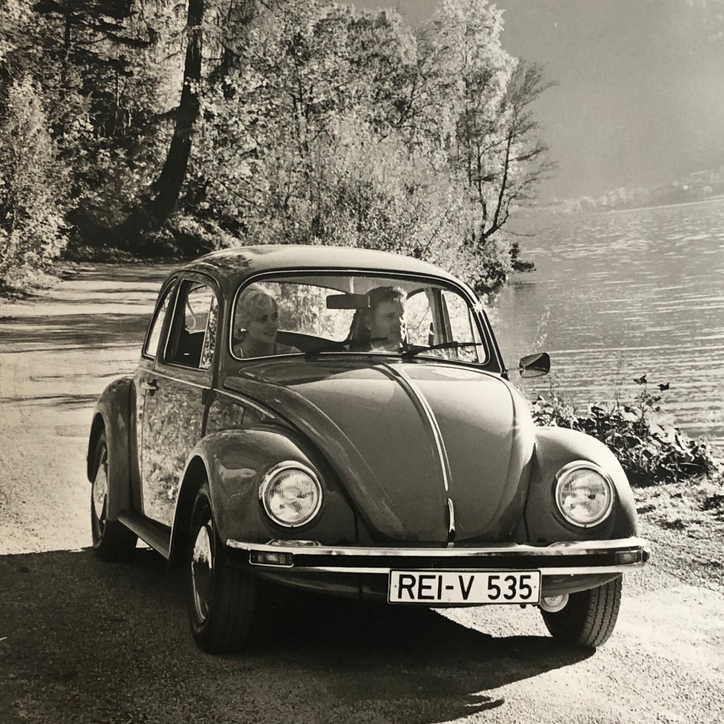 Volkswagen VW Beetle Photo Vintage Car Automobile Photograph 1983