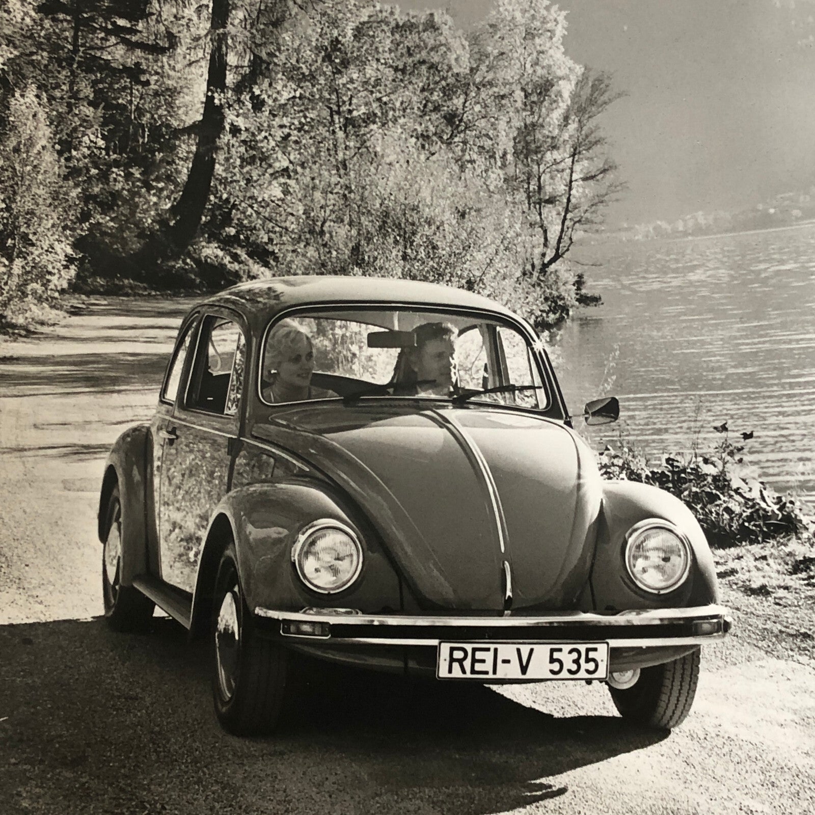 Volkswagen VW Beetle Photo Vintage Car Automobile Photograph 1983