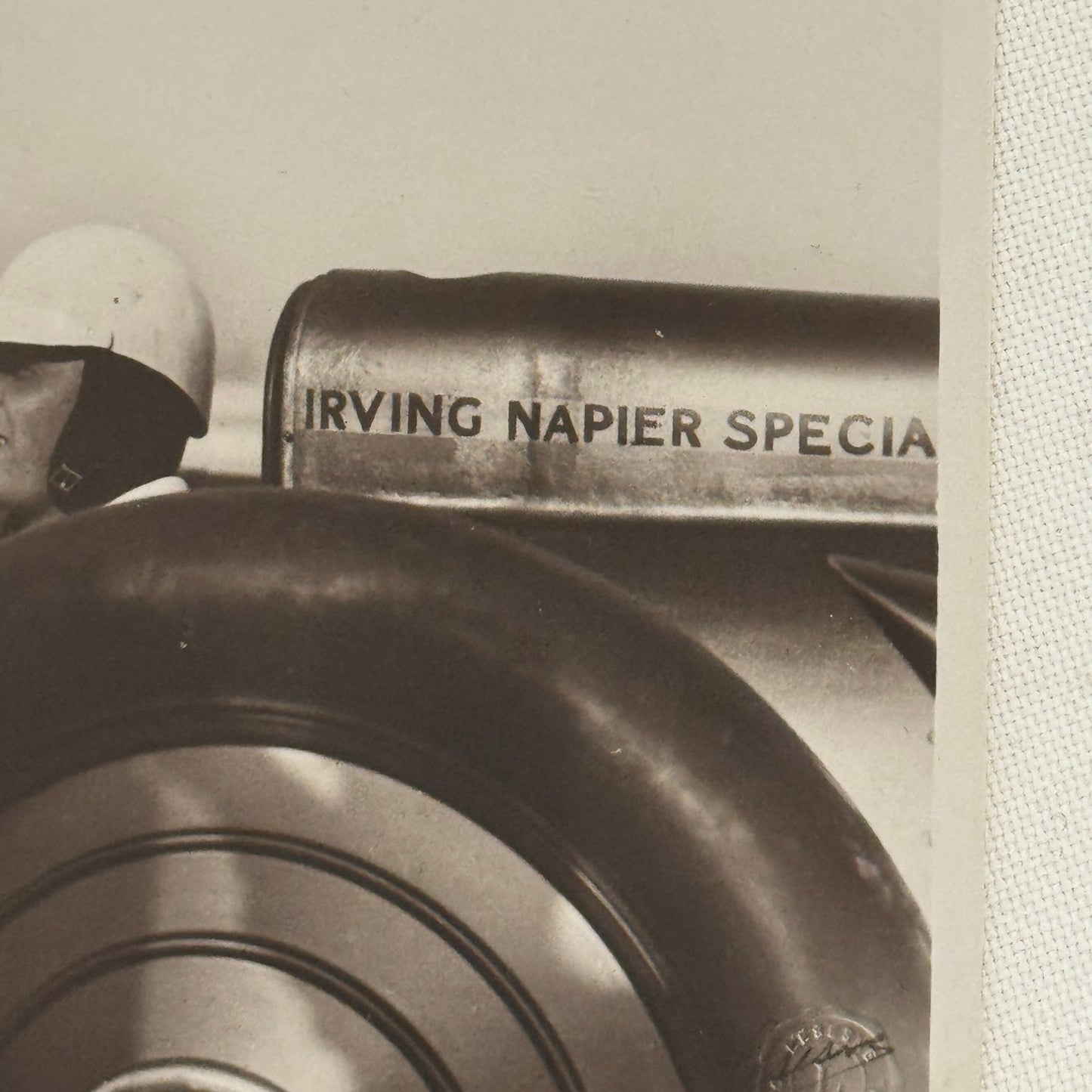 Vintage Land Speed Postcard Major Seagrave Golden Arrow Irving Napier Special