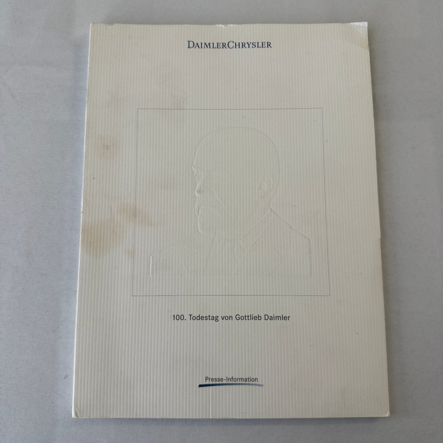 Mercedes Benz History Early Press Kit Gottlieb Daimler Photos GERMAN