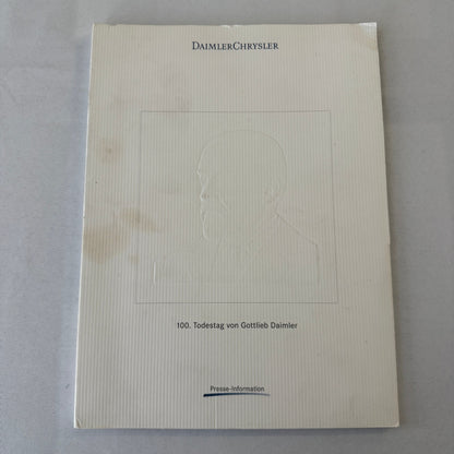 Mercedes Benz History Early Press Kit Gottlieb Daimler Photos GERMAN