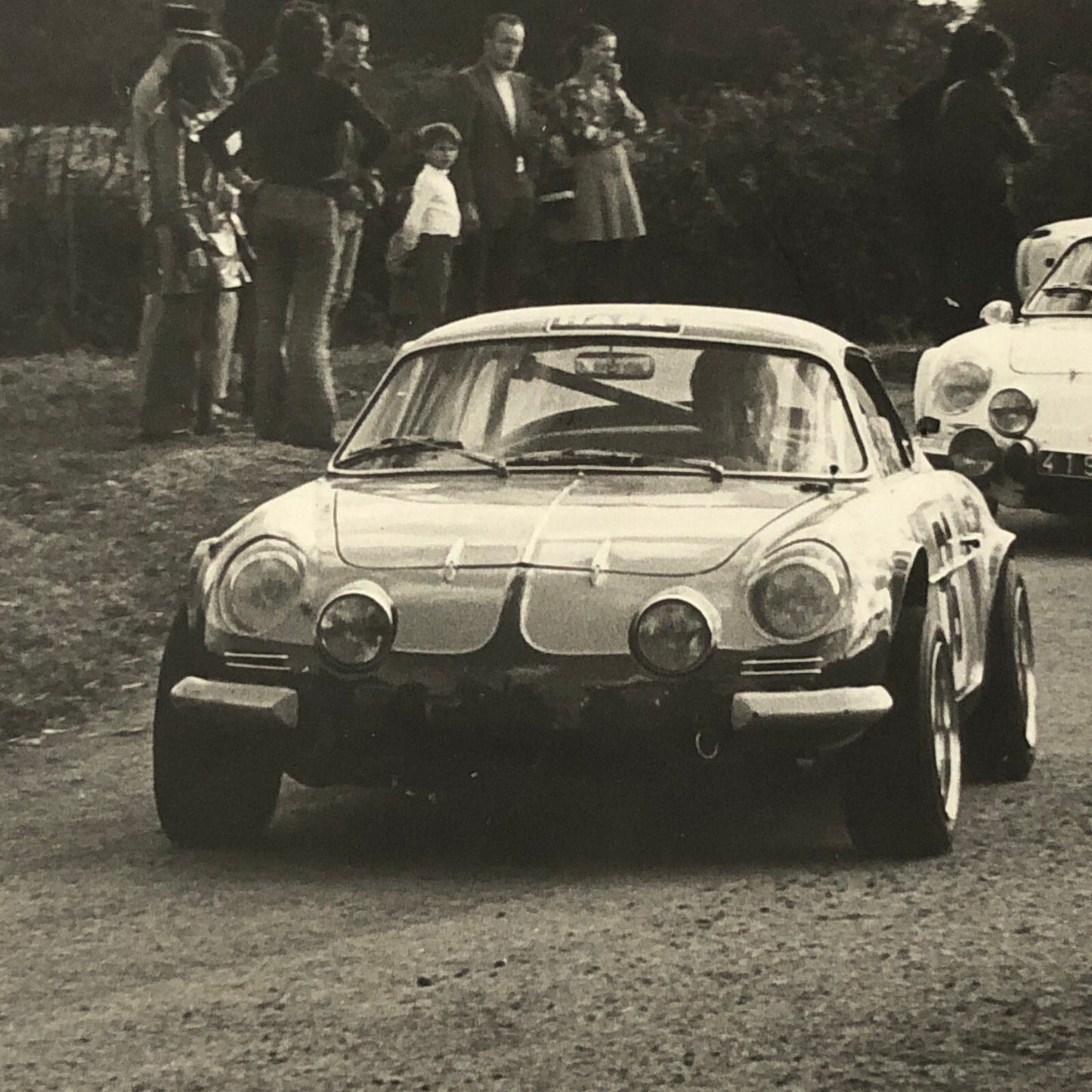 Vintage Renault Alpine Racing Car Photo Photograph Print 