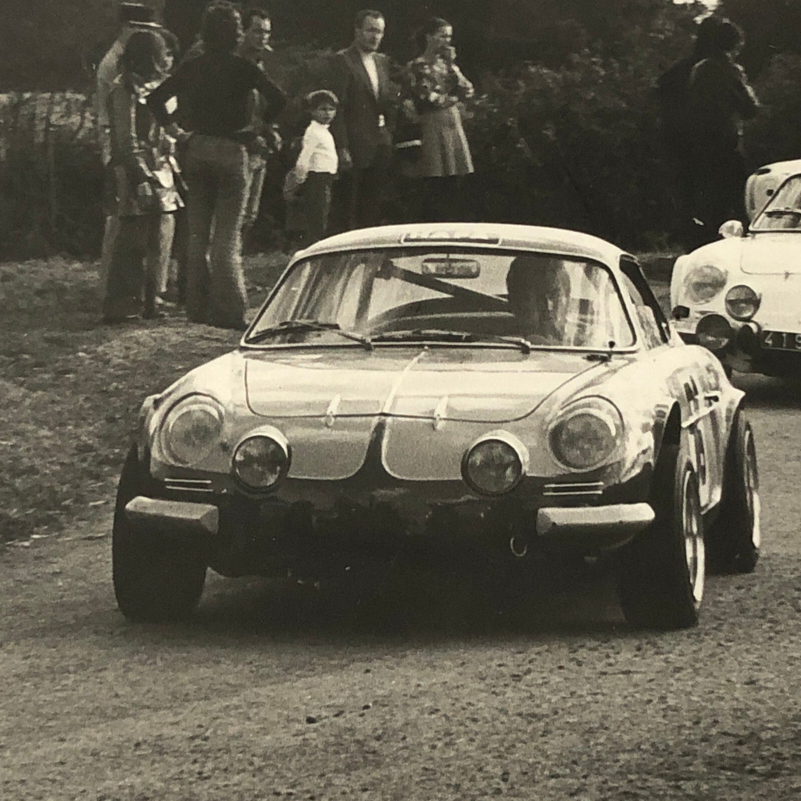 Vintage Renault Alpine Racing Car Photo Photograph Print 