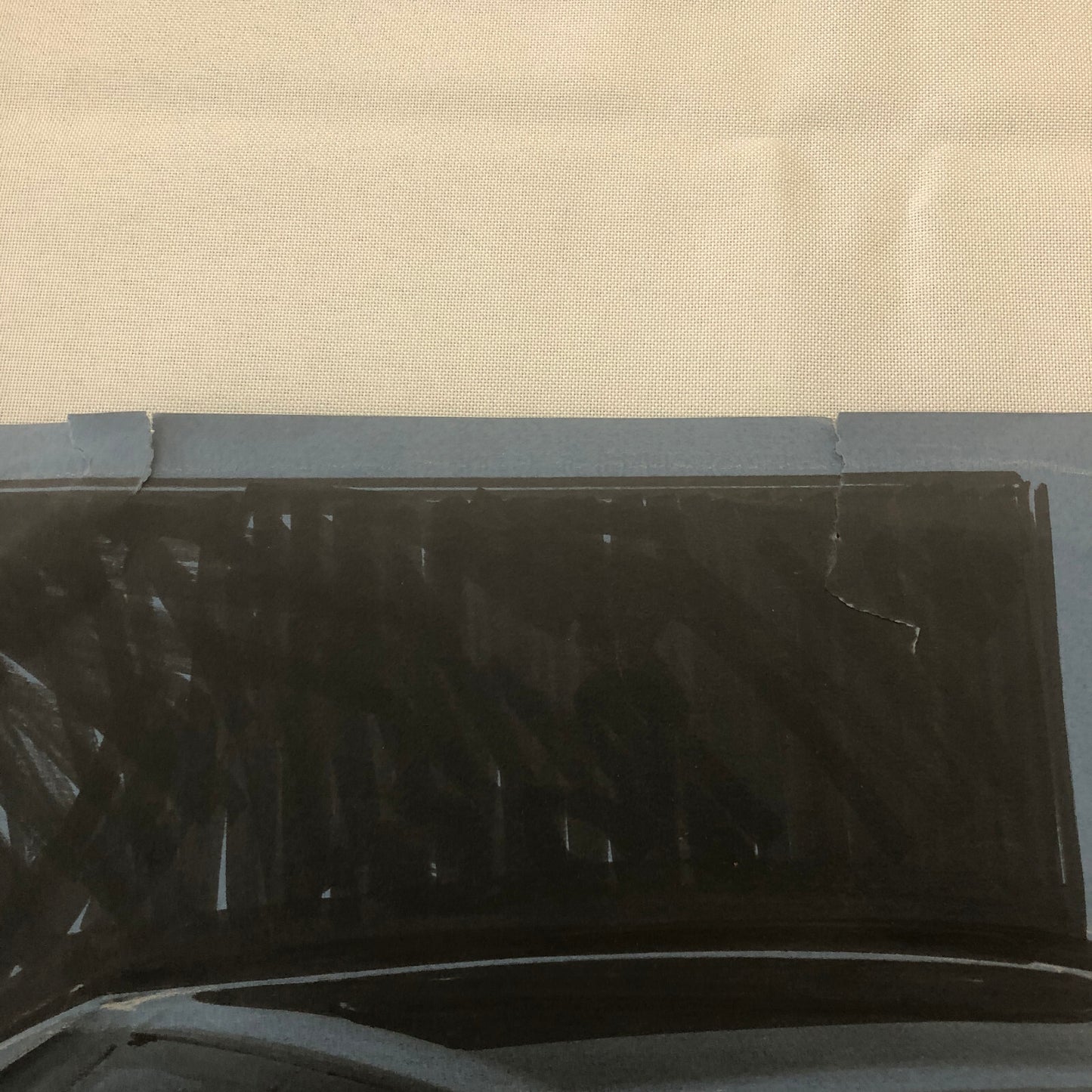 1987 Ford Concept Car Styling Art Design Illustration