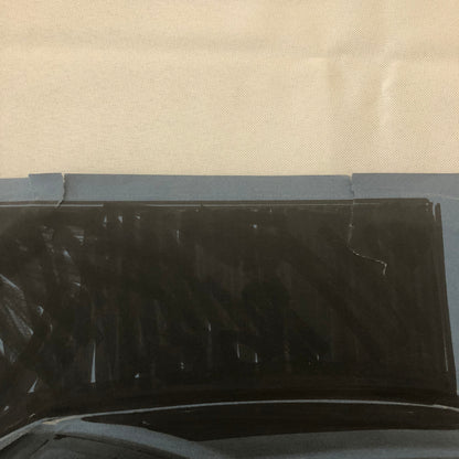 1987 Ford Concept Car Styling Art Design Illustration