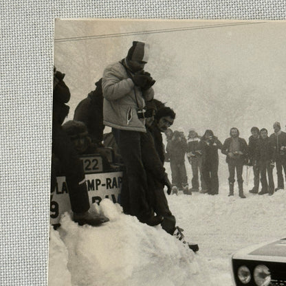 1980 Rallye Monte Carlo Press Photo Photograph DPPI Fiat 131 Abarth Car
