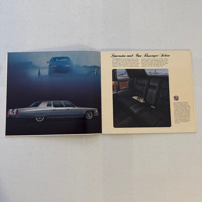 1975 Cadillac Sales Brochure Eldorado Coupe De Ville Fleetwood Brougham DeVille
