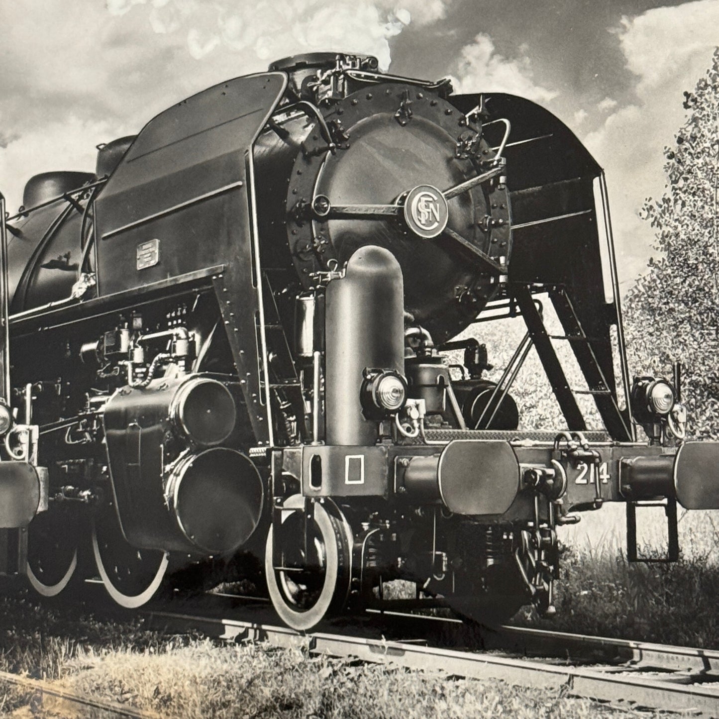 Vintage Montreal Locomotive Works Train Press Photo Photograph 1946