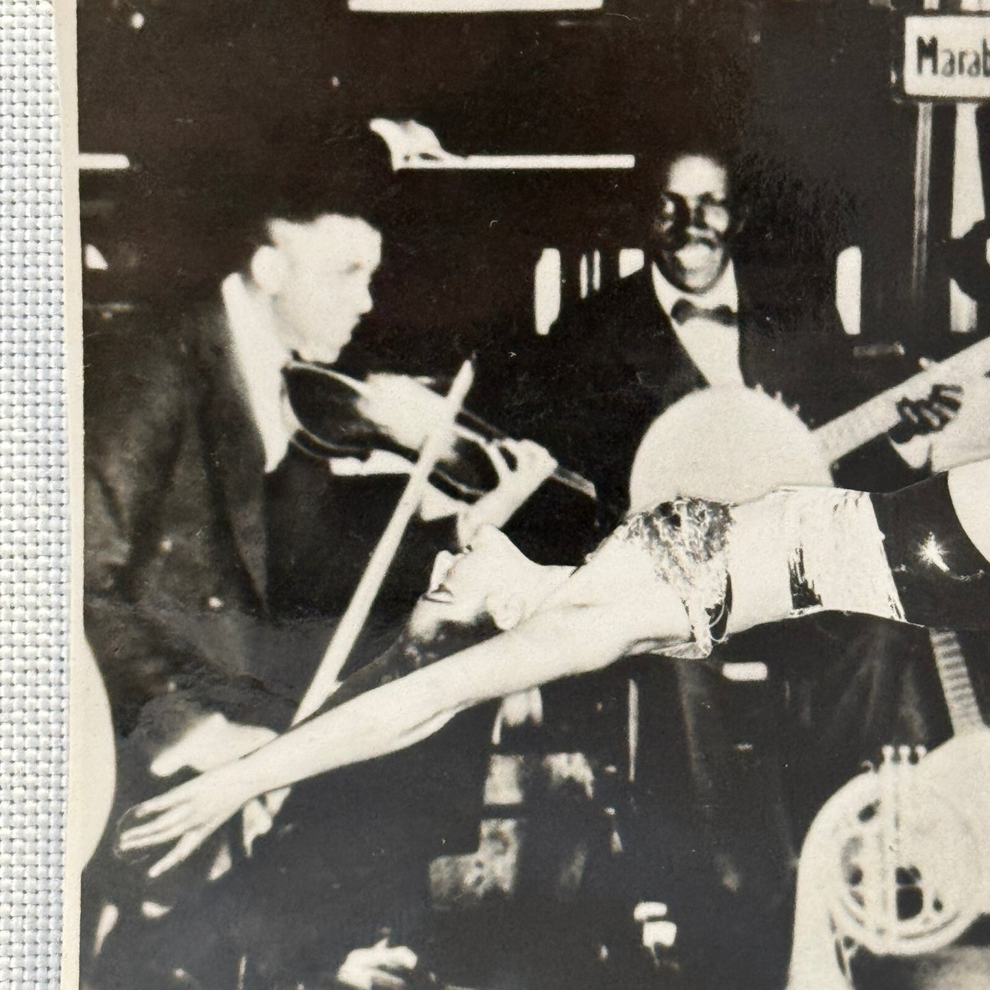 Circus Rollerskating Roller Skate Circus Act with Band Photo Photograph Vintage